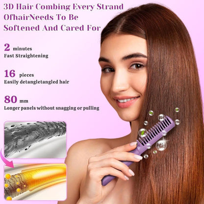 Portable Mini Hair Straightener Cordless Rechargeable Mini Adjustable